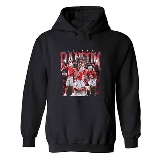 Ohio State - NCAA Football : Lathan Ransom - Player Collage Hooded Sweatshirt