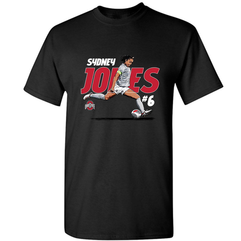 Ohio State - NCAA Women's Soccer : Sydney Jones - Individual Caricature T-Shirt-0