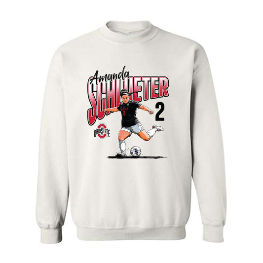 Ohio State - NCAA Women's Soccer : Amanda Schlueter - Crewneck Sweatshirt-0