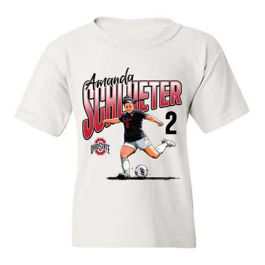 Ohio State - NCAA Women's Soccer : Amanda Schlueter - Youth T-Shirt-0