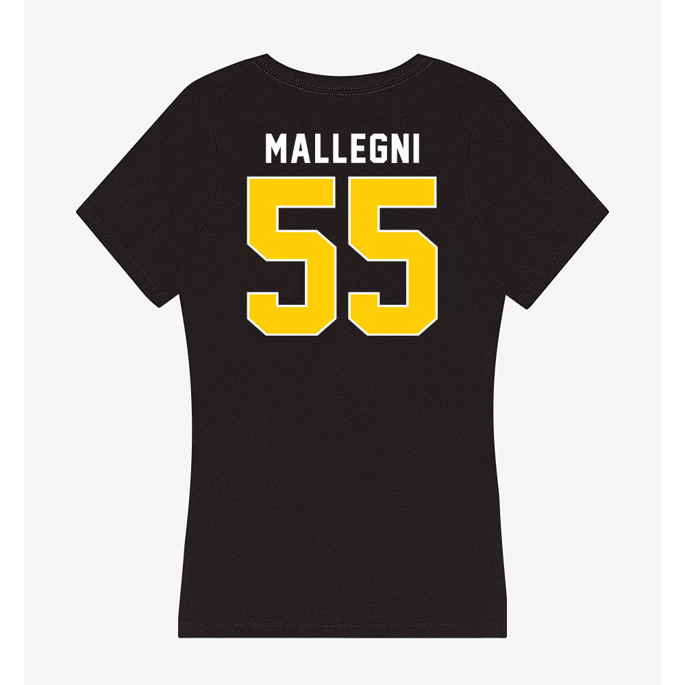 Iowa - NCAA Women's Basketball : Teagan Mallegni - Women's V-Neck T-Shirt-1