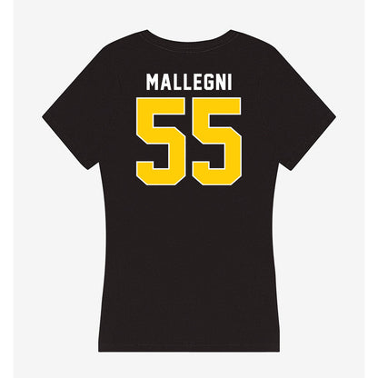 Iowa - NCAA Women's Basketball : Teagan Mallegni - Women's V-Neck T-Shirt-1