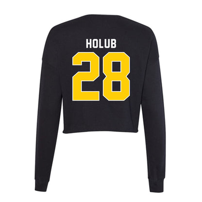 Iowa - NCAA Baseball : Andrew Holub - Women's Cropped Crew Fleece-1