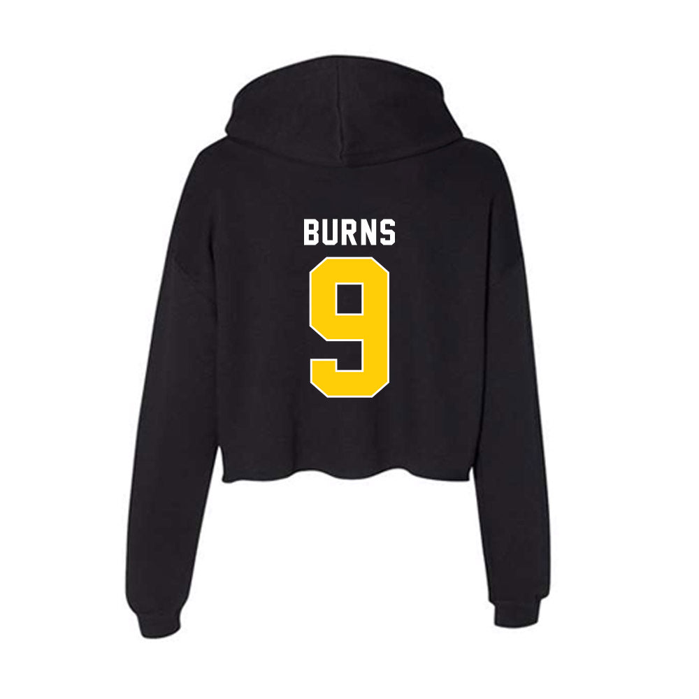 Iowa - NCAA Women's Rowing : Anam Burns - Women's Crop Fleece Hoodie-1