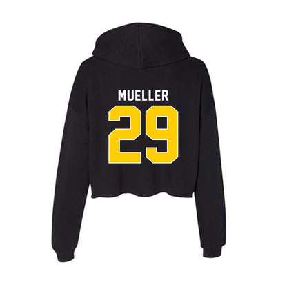 Iowa - NCAA Men's Gymnastics : Parker Mueller - Women's Crop Fleece Hoodie-1