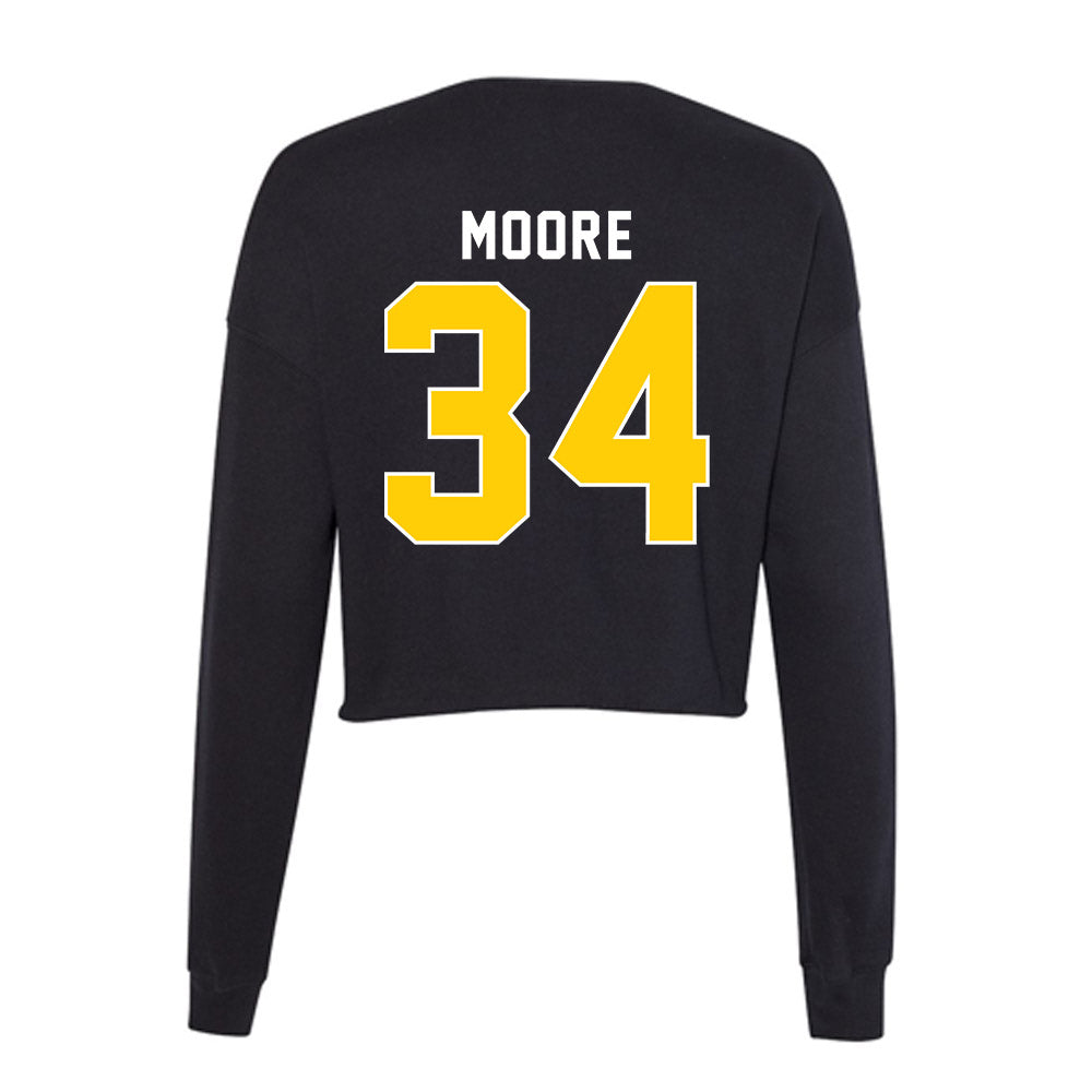 Iowa - NCAA Baseball : Cole Moore - Women's Cropped Crew Fleece-1