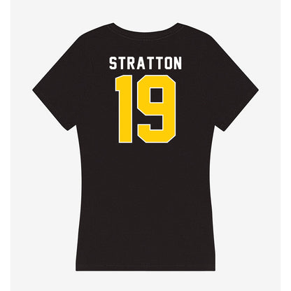 Iowa - NCAA Football : Jackson Stratton - Women's V-Neck T-Shirt-1