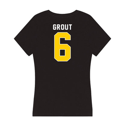 Iowa - NCAA Baseball : Karson Grout - Women's V-Neck T-Shirt-1