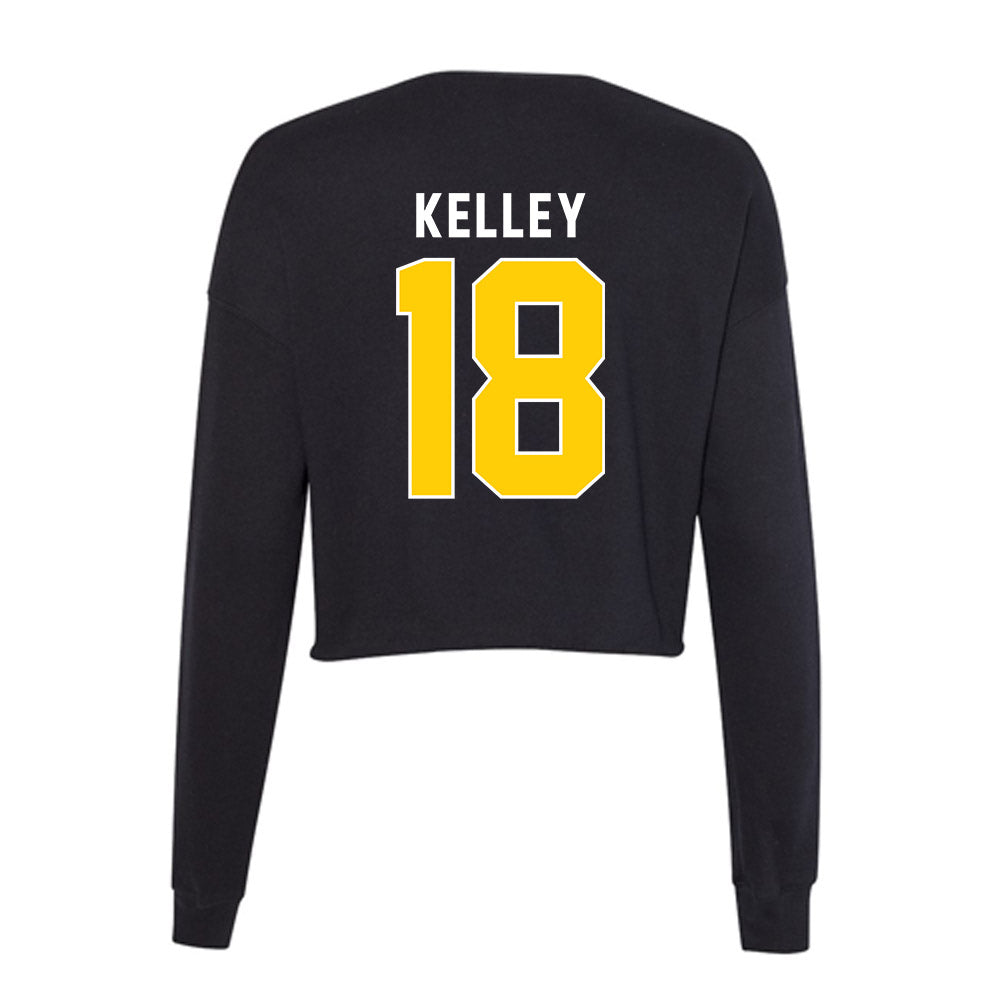 Iowa - NCAA Baseball : Milo Kelley - Women's Cropped Crew Fleece-1