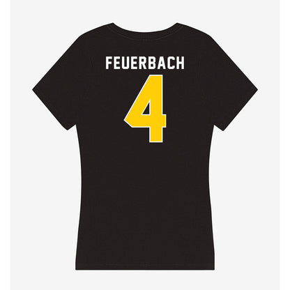 Iowa - NCAA Women's Basketball : Kylie Feuerbach - Women's V-Neck T-Shirt-1