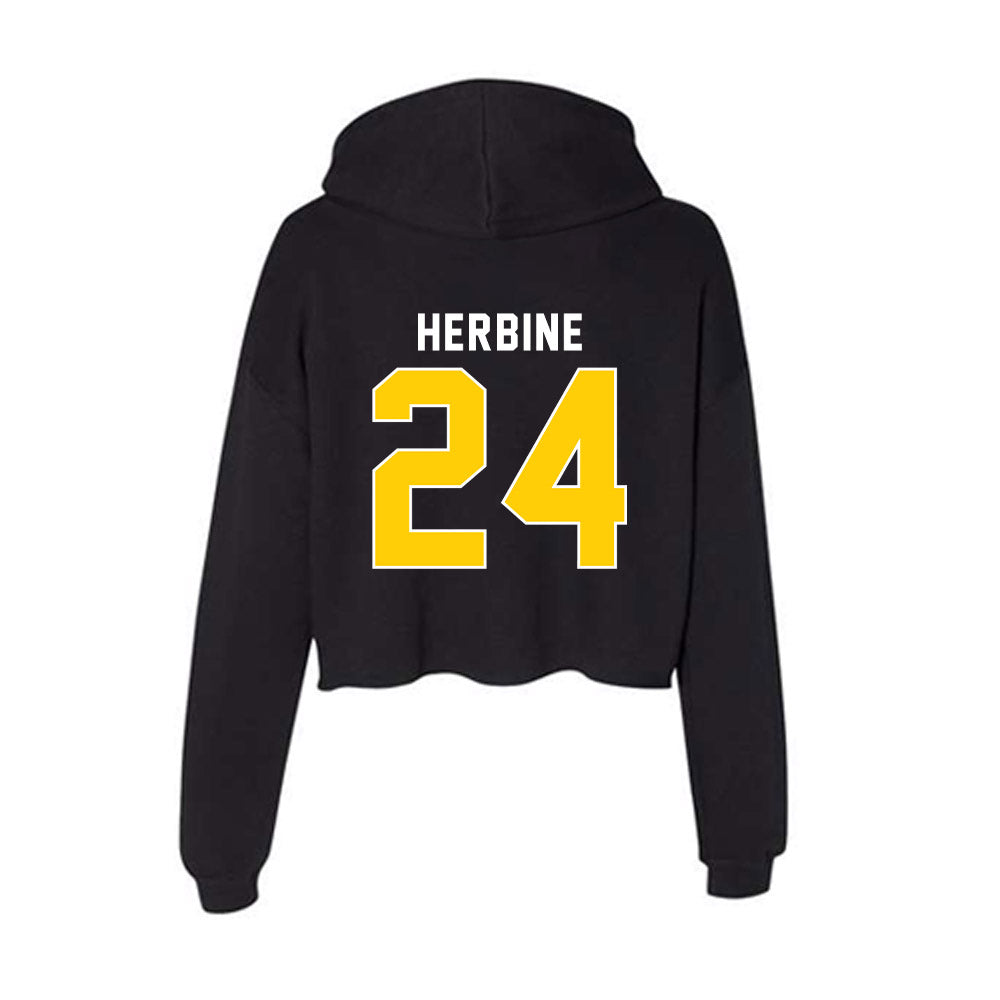 Iowa - NCAA Women's Field Hockey : Annika Herbine - Women's Crop Fleece Hoodie-1