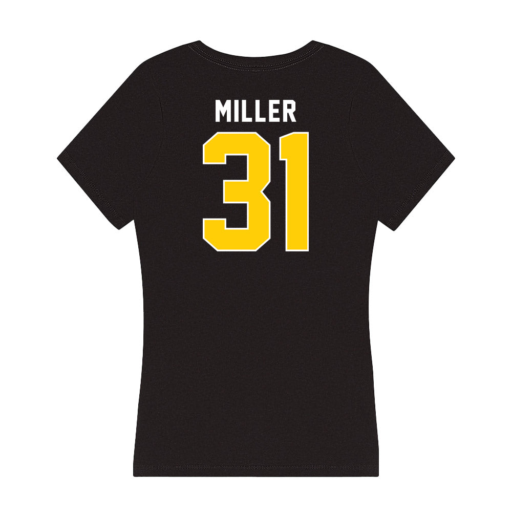 Iowa - NCAA Football : Eli Miller - Women's V-Neck T-Shirt-1