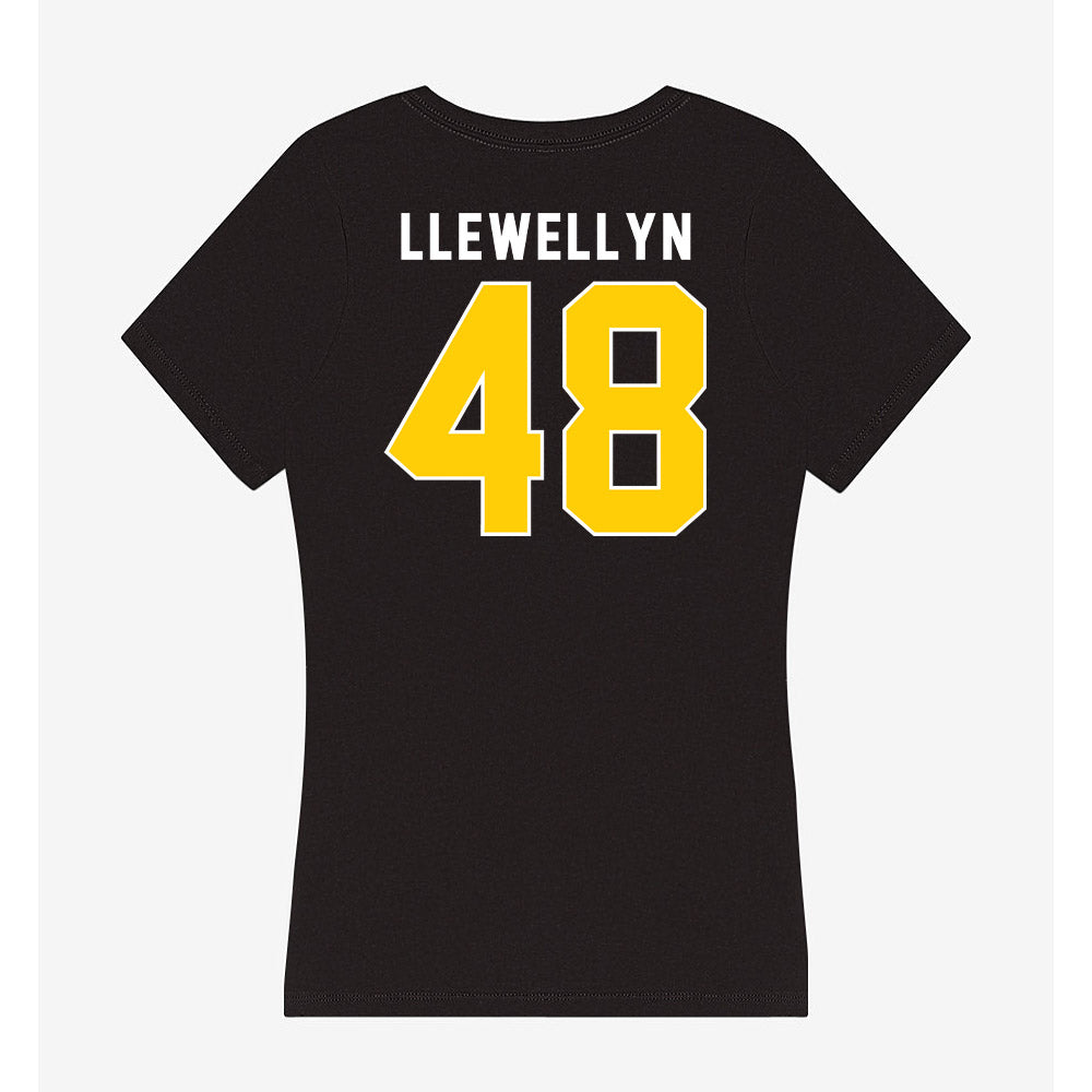 Iowa - NCAA Football : Max Llewellyn - Women's V-Neck T-Shirt-1