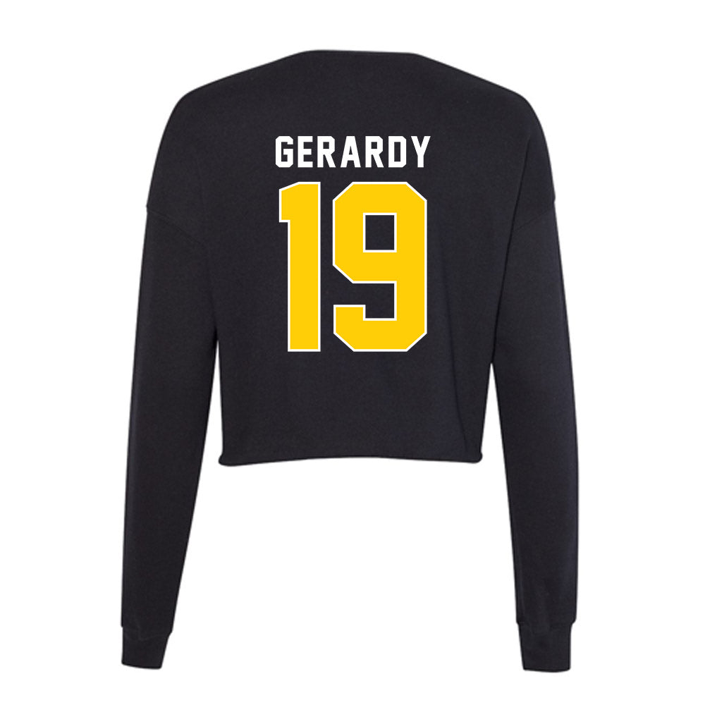 Iowa - NCAA Football : Kyler Gerardy - Women's Cropped Crew Fleece-1