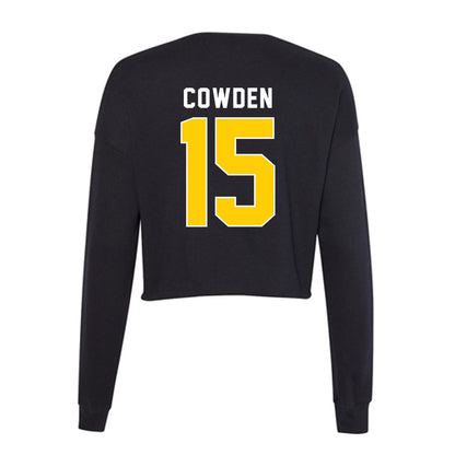 Iowa - NCAA Men's Gymnastics : Treyce Cowden - Women's Cropped Crew Fleece-1