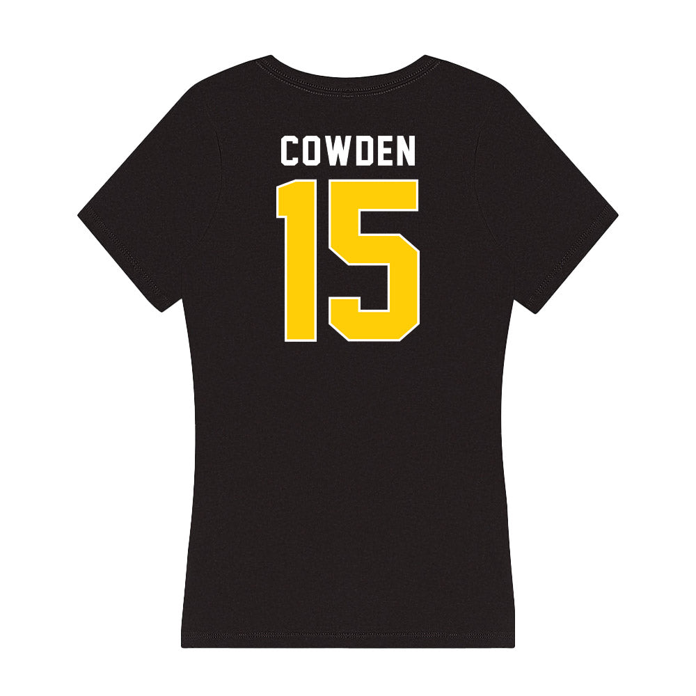 Iowa - NCAA Men's Gymnastics : Treyce Cowden - Women's V-Neck T-Shirt-1