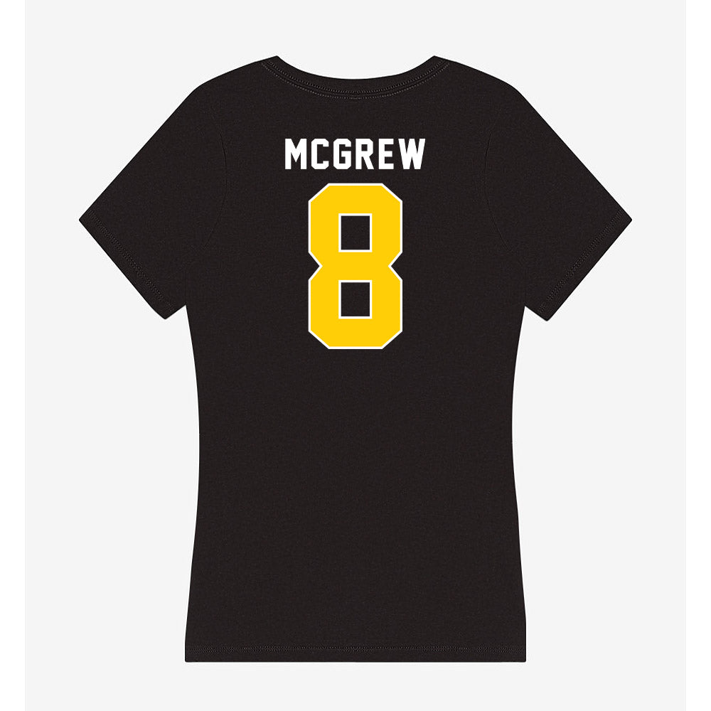 Iowa - NCAA Women's Volleyball : Gia McGrew - Women's V-Neck T-Shirt-1