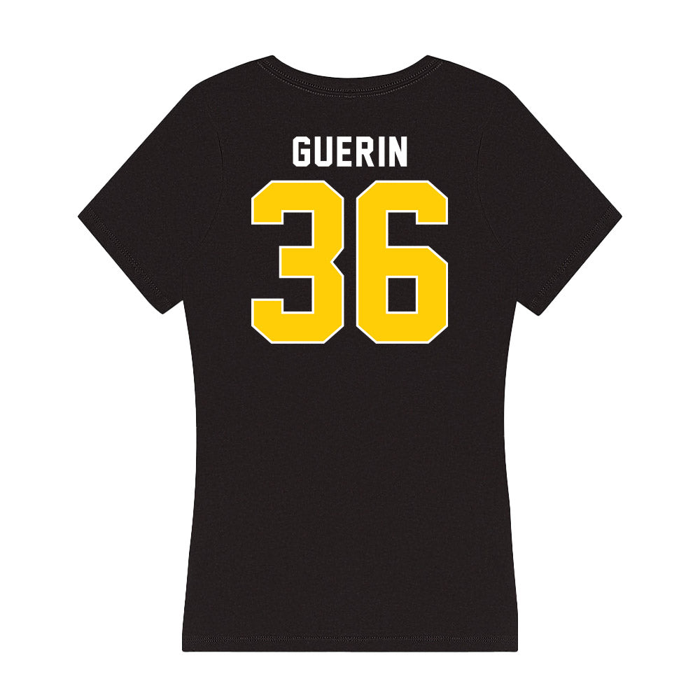 Iowa - NCAA Baseball : Tyler Guerin - Women's V-Neck T-Shirt-1