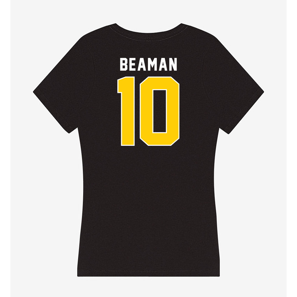 Iowa - NCAA Baseball : Jackson Beaman - Women's V-Neck T-Shirt-1