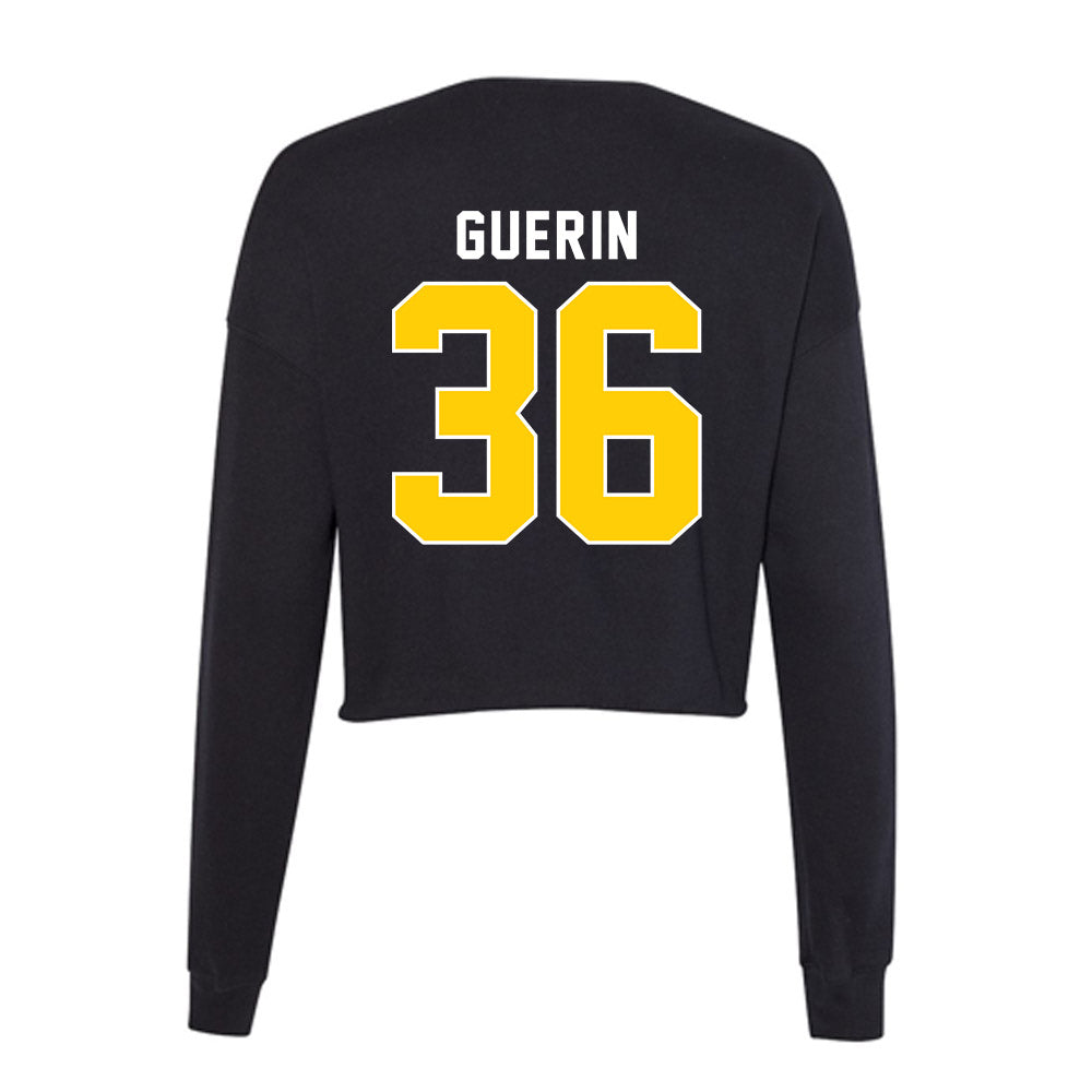 Iowa - NCAA Baseball : Tyler Guerin - Women's Cropped Crew Fleece-1