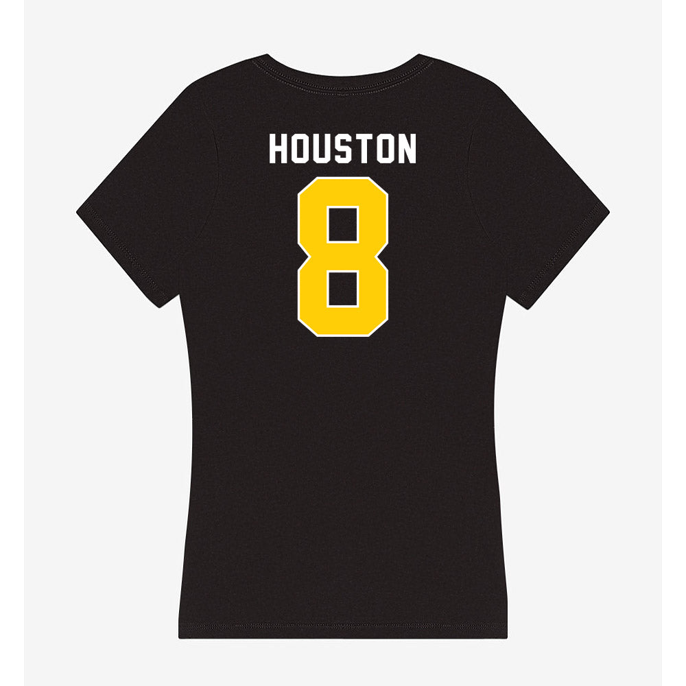 Iowa - NCAA Women's Basketball : Journey Houston - Women's V-Neck T-Shirt-1
