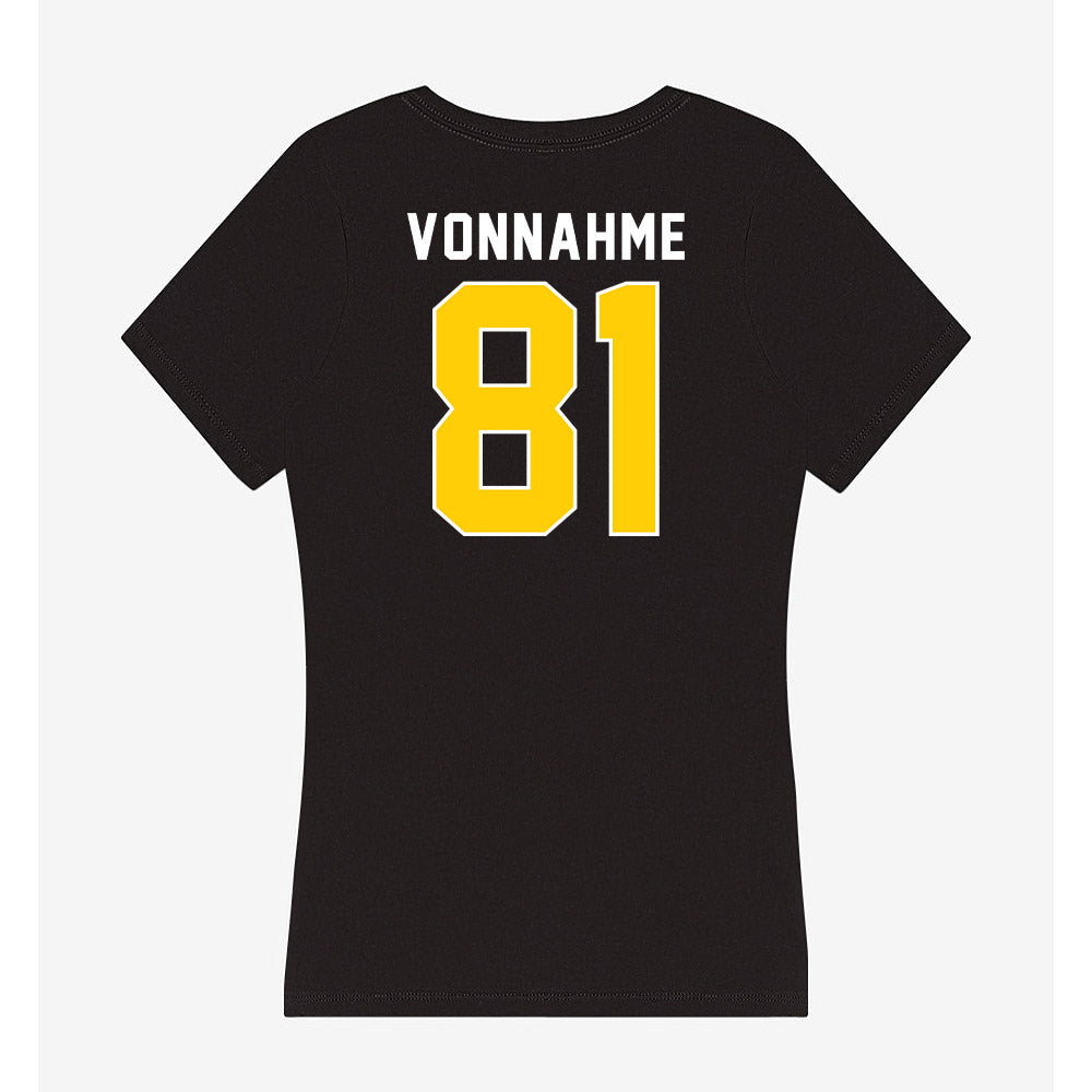 Iowa - NCAA Football : DJ Vonnahme - Women's V-Neck T-Shirt-1