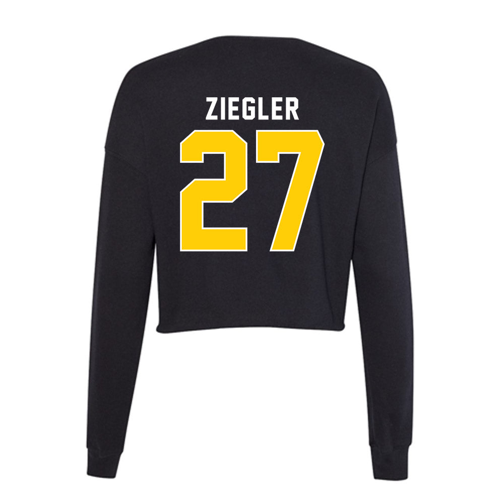 Iowa - NCAA Baseball : Jaylen Ziegler - Women's Cropped Crew Fleece-1