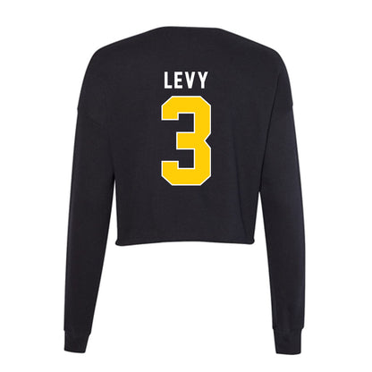 Iowa - NCAA Men's Gymnastics : Nolan Levy - Women's Cropped Crew Fleece-1