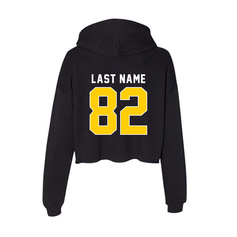 Iowa - NCAA Football : Johnny Pascuzzi - Women's Crop Fleece Hoodie-1