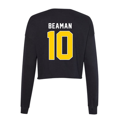 Iowa - NCAA Baseball : Jackson Beaman - Women's Cropped Crew Fleece-1