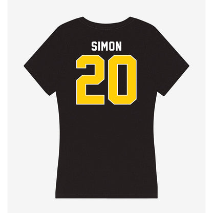 Iowa - NCAA Softball : Devin Simon - Women's V-Neck T-Shirt-1