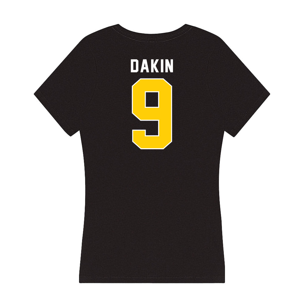 Iowa - NCAA Football : Rhys Dakin - Women's V-Neck T-Shirt-1