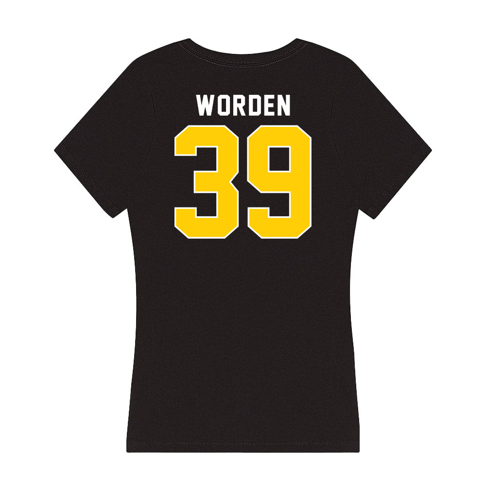 Iowa - NCAA Women's Volleyball : Alyssa Worden - Women's V-Neck T-Shirt-1