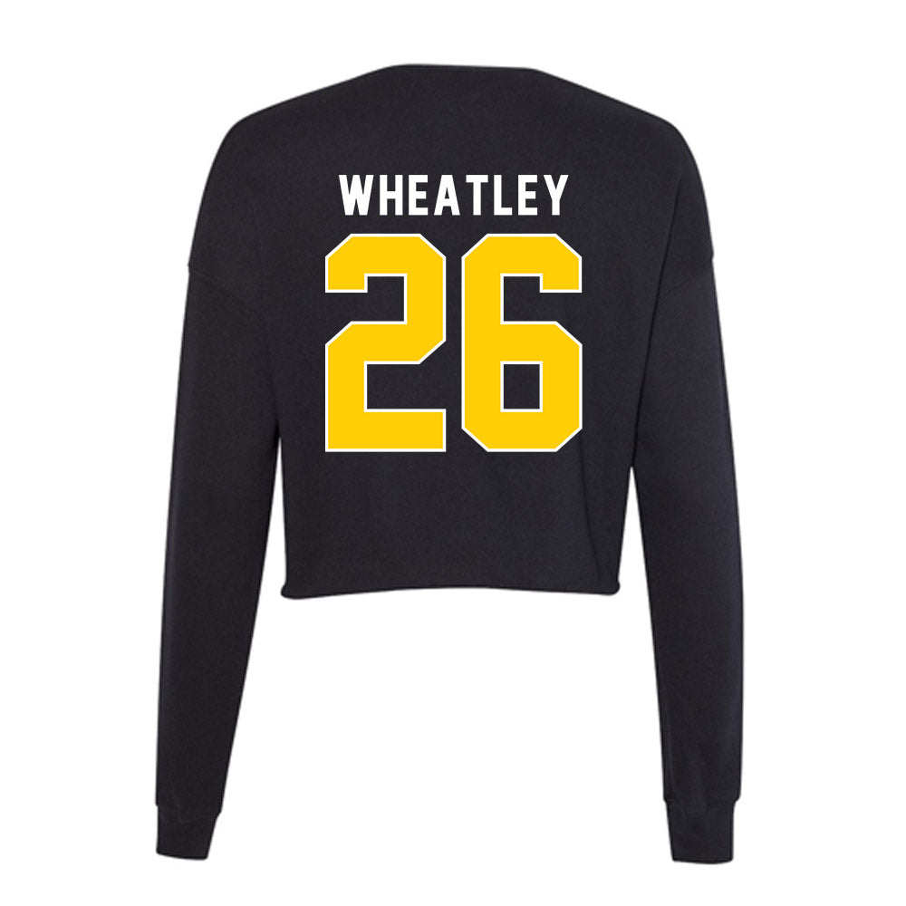 Iowa - NCAA Baseball : Chas Wheatley - Women's Cropped Crew Fleece-1