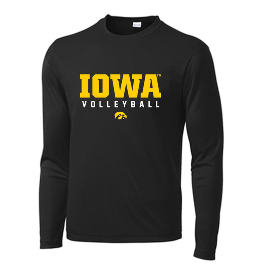 Iowa - NCAA Women's Volleyball : Alyssa Worden - Activewear Long Sleeve T-Shirt