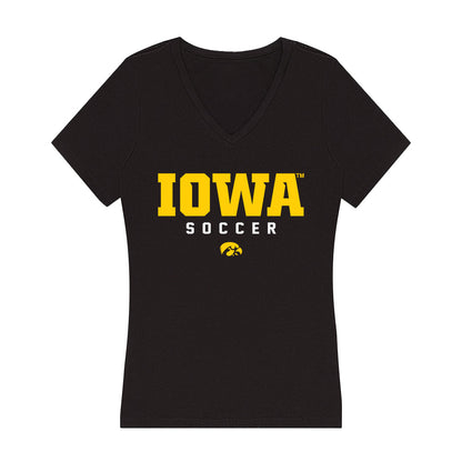 Iowa - NCAA Women's Soccer : Price Loposer - Women's V-Neck T-Shirt-0