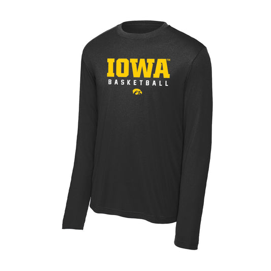 Iowa - NCAA Men's Basketball : Brendan Hausen - Activewear Long Sleeve T-Shirt-0