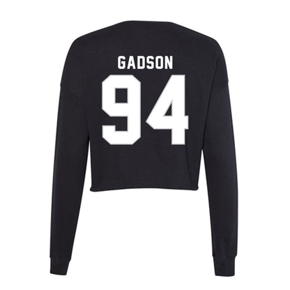 Kentucky - NCAA Football : Tavion Gadson - Women's Cropped Crew Fleece-1