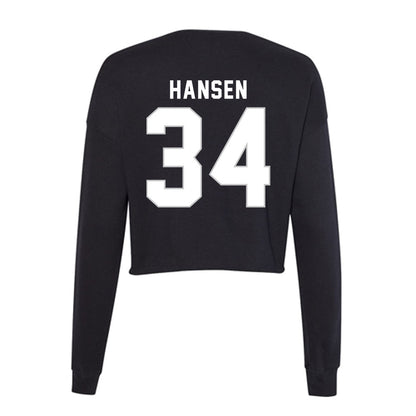 Kentucky - NCAA Baseball : Carson Hansen - Women's Cropped Crew Fleece-1