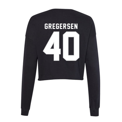 Kentucky - NCAA Baseball : Simon Gregersen - Women's Cropped Crew Fleece-1