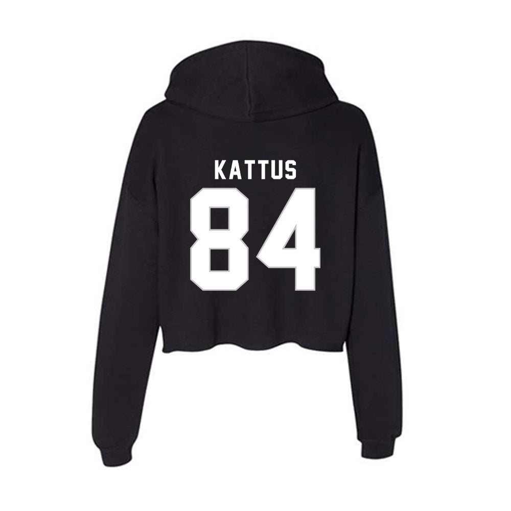 Kentucky - NCAA Football : Josh Kattus - Women's Crop Fleece Hoodie-1