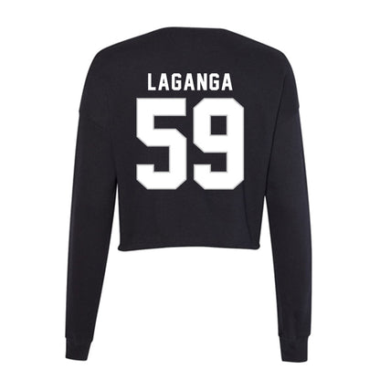 Kentucky - NCAA Football : David LaGanga - Women's Cropped Crew Fleece-1