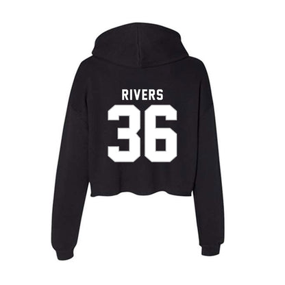 Kentucky - NCAA Football : Chy Rivers - Women's Crop Fleece Hoodie-1