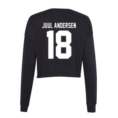 Kentucky - NCAA Men's Soccer : Marcus Juul Andersen - Women's Cropped Crew Fleece-1