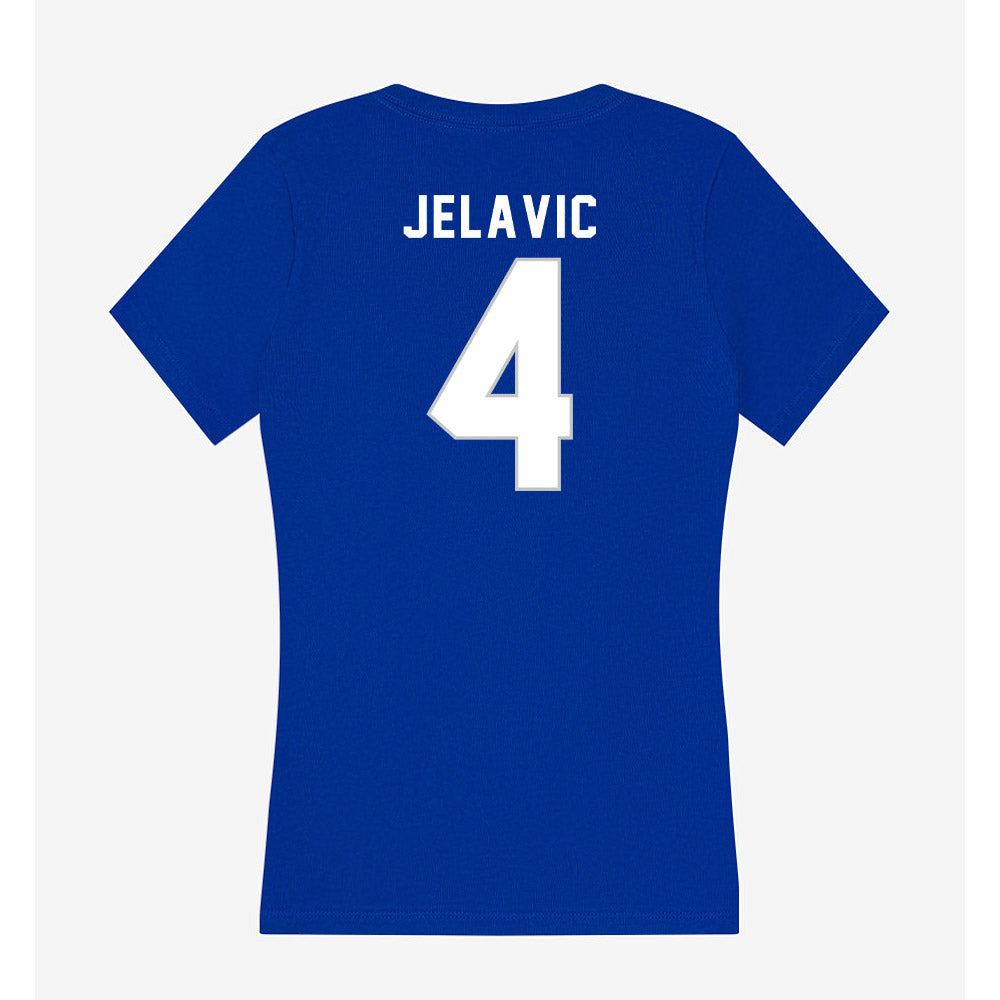 Kentucky - NCAA Men's Basketball : Andrija Jelavic - Women's V-Neck T-Shirt-1