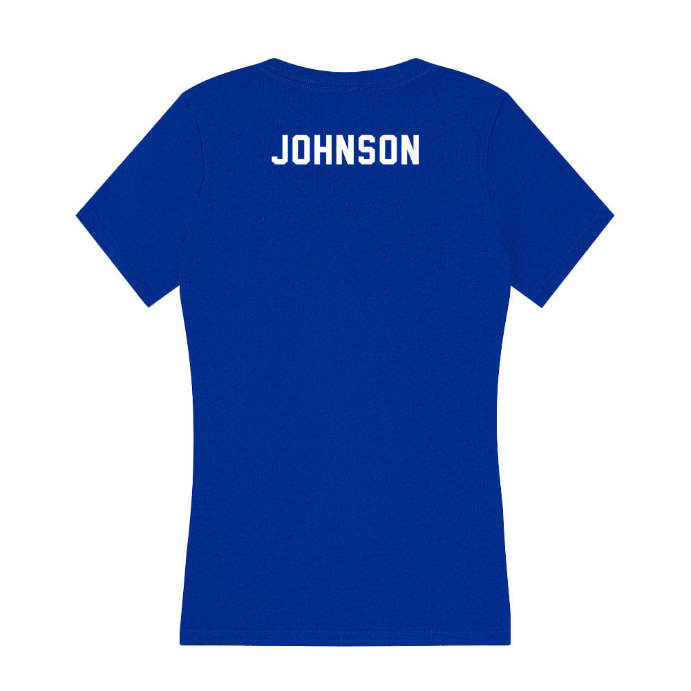 Kentucky - NCAA Men's Swimming & Diving : Drew Johnson - Women's V-Neck T-Shirt-1