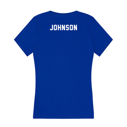 Kentucky - NCAA Men's Swimming & Diving : Drew Johnson - Women's V-Neck T-Shirt-1