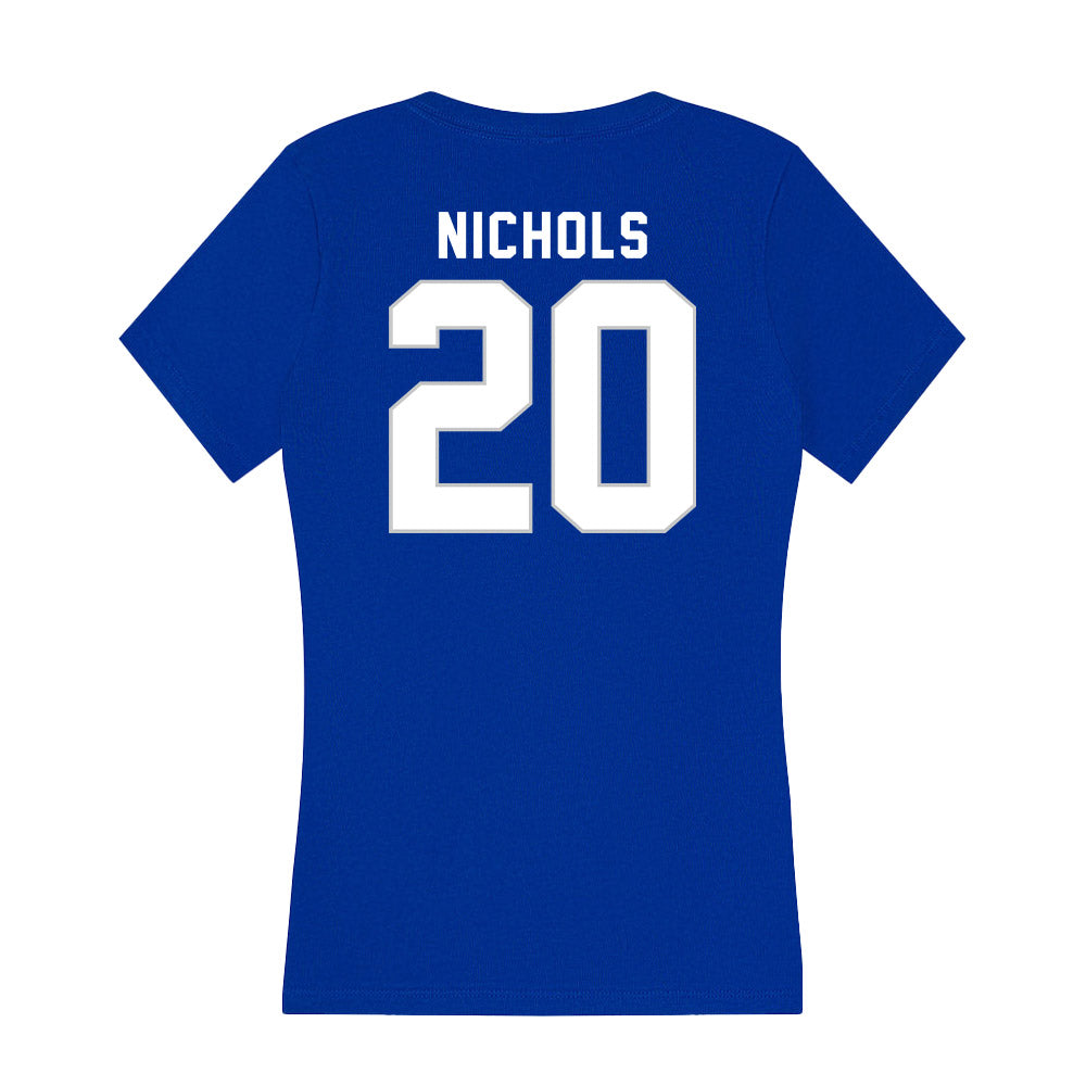 Kentucky - NCAA Football : Terhyon Nichols - Women's V-Neck T-Shirt-1