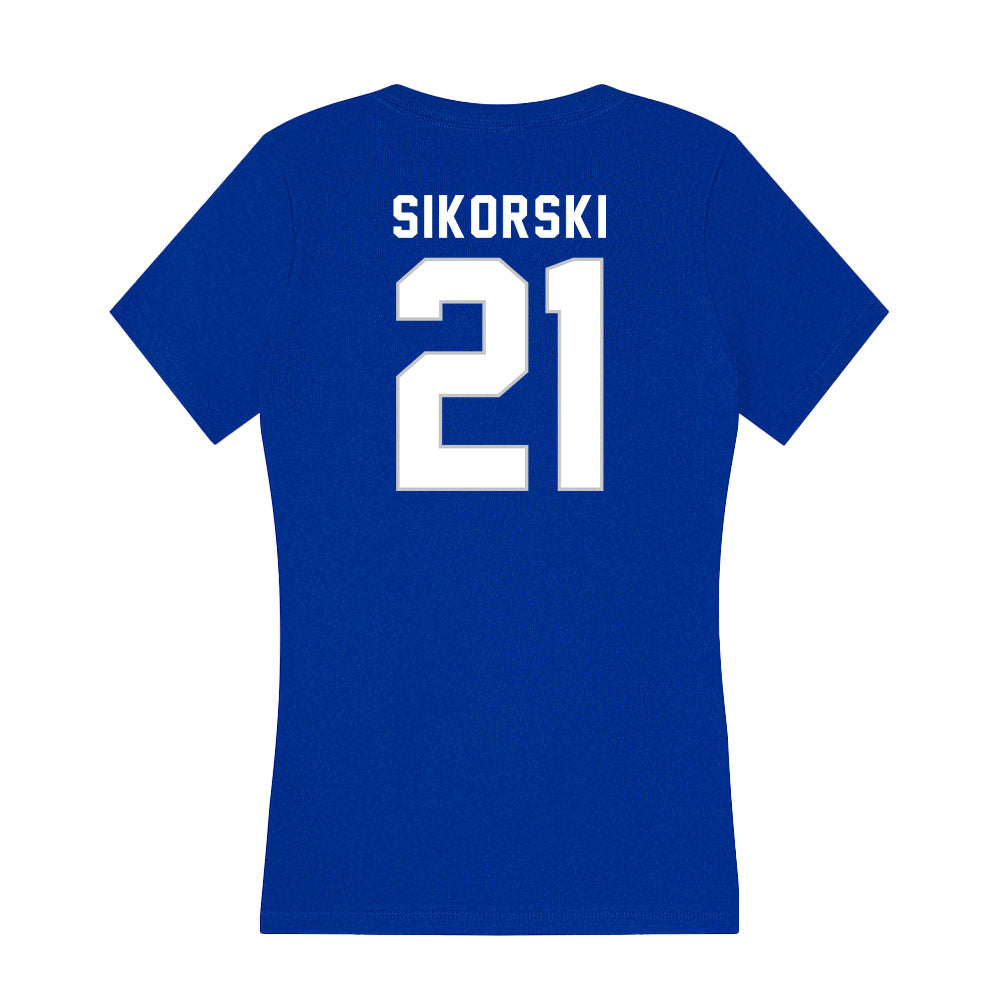 Kentucky - NCAA Women's Soccer : Anna Sikorski - Women's V-Neck T-Shirt-1