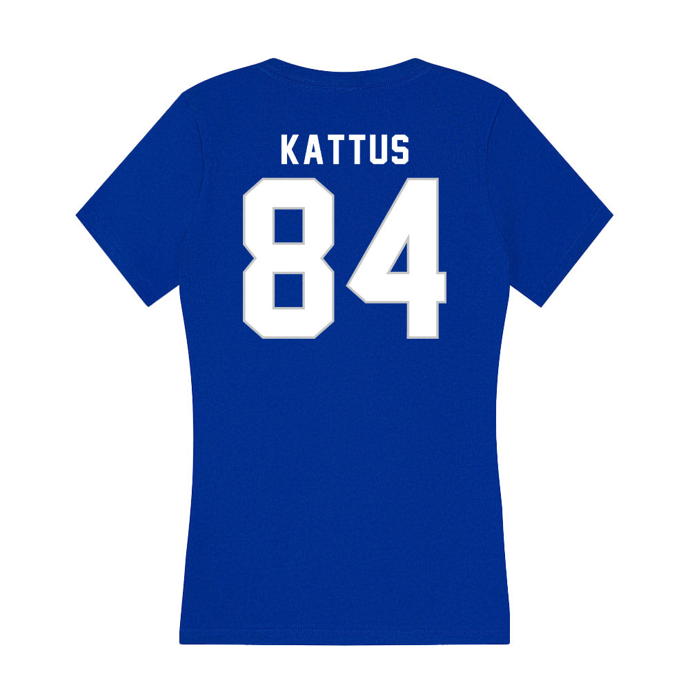 Kentucky - NCAA Football : Josh Kattus - Women's V-Neck T-Shirt-1